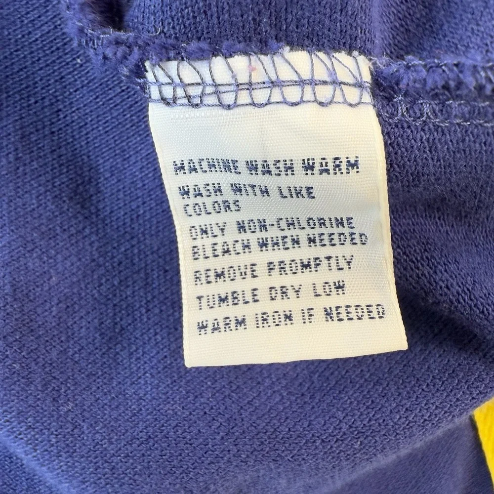 Polo Ralph Lauren Size 2XLT Blue Mens Polo Shirt Monogram Crest Vintage Y2K/90s